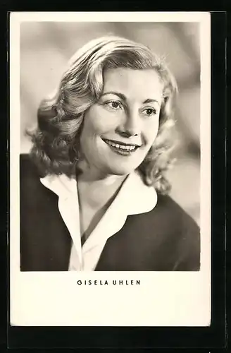AK Schauspielerin Gisela Uhlen mit offenen Haaren