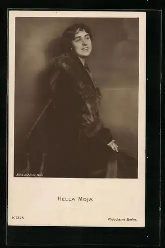 AK Schauspielerin Hella Moja von der Seite