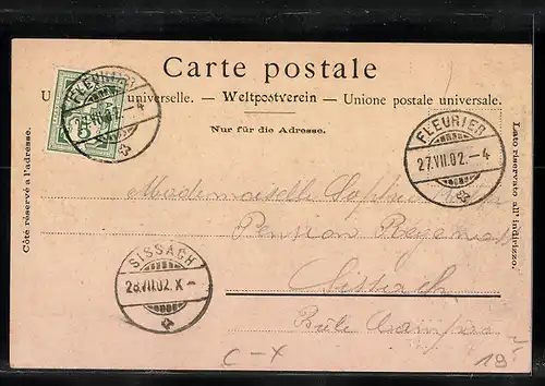 AK Fleurier, Place d`Armes, Tir Cantonal Neuchatelois