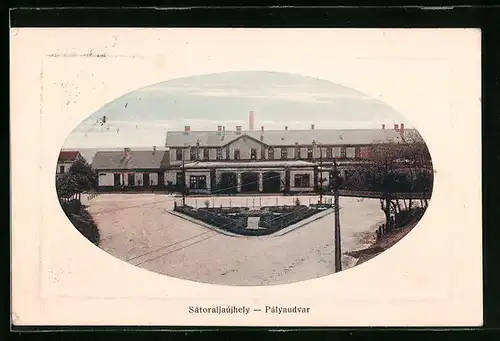 Passepartout-AK Sátoraljaújhely, Pályaudvar