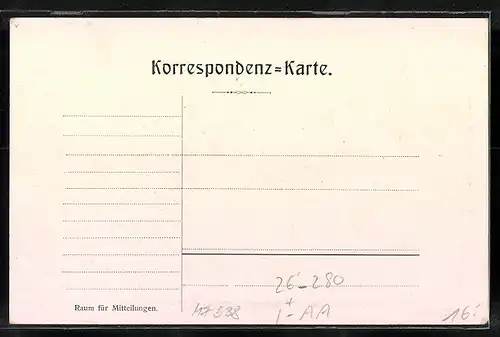 Künstler-AK F.A.C.M. Reisch: Neurateis, Gasthof Neurateis mit Bergblick, Wasserfall und St. Katharinaberg