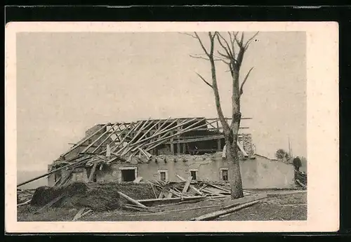 AK La Chaux-de-Fonds, Cyclone 1926, Ferme Leuba détruite