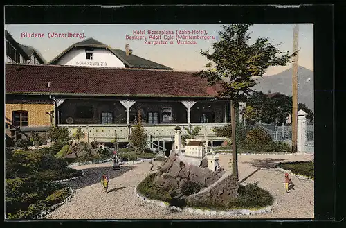 AK Bludenz /Vorarlberg, Hotel Scesaplana Bahn-Hotel