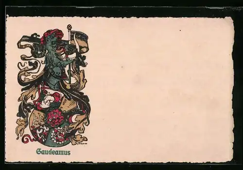 AK Stuttgart, Studentenwappen der Gaudeamus
