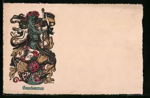 AK Stuttgart, Studentenwappen der Gaudeamus