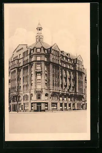 AK Hamburg-St.Georg, Lloyd Hotel, Steintorwall 7-8