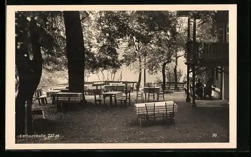 AK Millstatt, Gasthaus Lechnerhube mit Garten