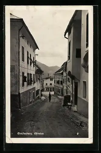 AK Greifenburg, Strassenpartie im Ort