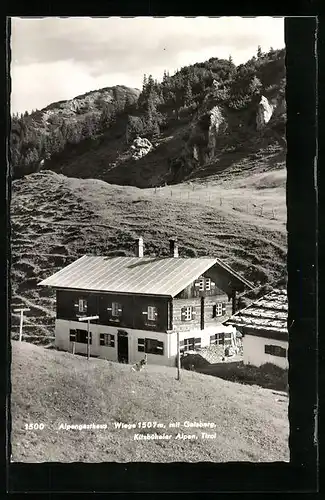 AK Kirchberg, Alpengasthaus Wiege mit Gaisberg