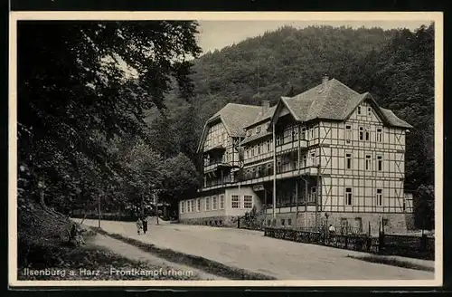 AK Ilsenburg a. Harz, Blick auf das Frontkämpferheim