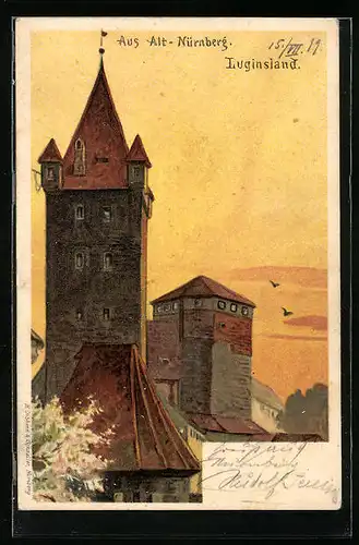 AK Alt-Nürnberg, Turm Luginsland