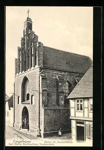 AK Tangermünde, Katholische St. Elisabethkirche
