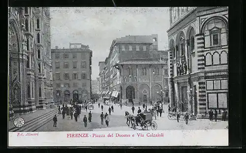 AK Firenze, Piazza del Duomo e Via Calzaioli