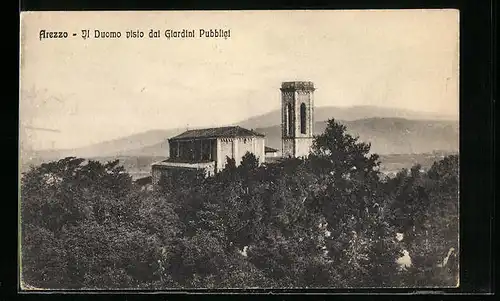 AK Arezzo, Il Duomo visto dal Giardini Pubblici