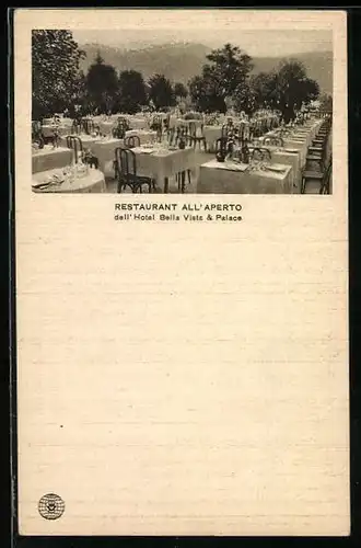 AK Montecatini, Hotel Bella Vista & Palace, Restaurant All`Aperto