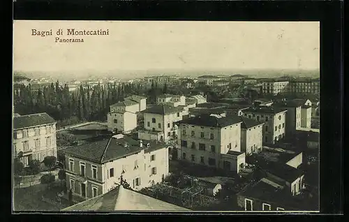 AK Montecatini, Panorama, Fliegeraufnahme