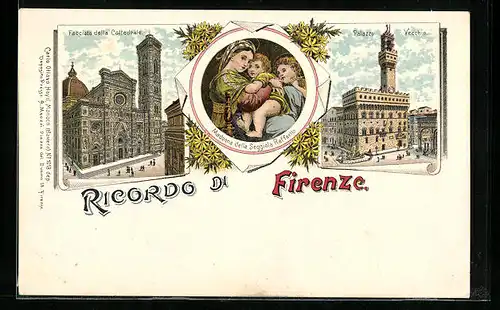 AK Firenze, Facciata della Cattedrale, Palazzo Vecchio