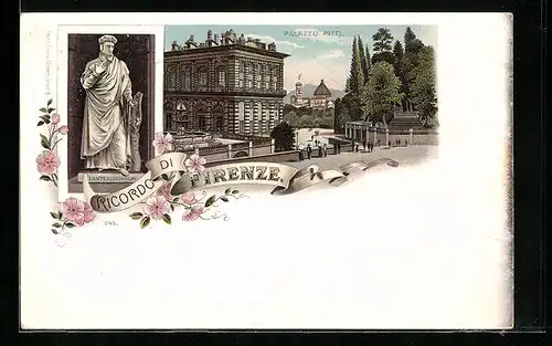 AK Firenze, Palazzo Pitti, Dante Allighieri
