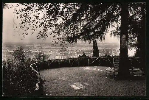Fotografie Brück & Sohn Meissen, Ansicht Kamenz i. Sa., Blick vom Hutberghotel auf die Stadt