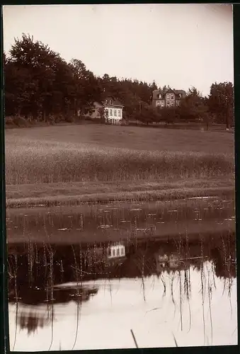 Fotografie Brück & Sohn Meissen, Ansicht Herrndorf-Hetzdorf, Blick auf das Bergschlösschen