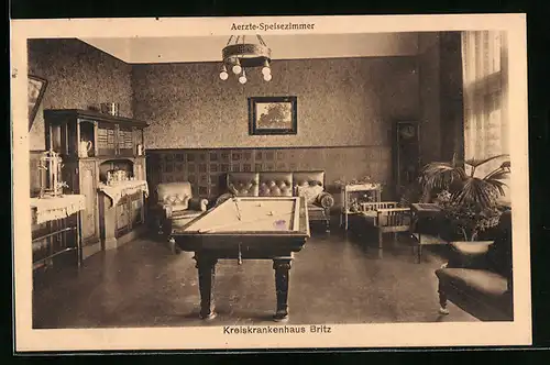 AK Britz, Ärzte-Speisezimmer im Kreiskrankenhaus