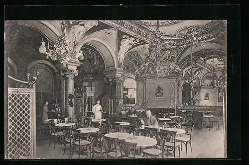 AK Berlin, Café Reichshallen, Leipzigerstrasse 77