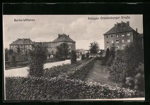 AK Berlin-Wittenau, Anlagen Oranienburger Strasse