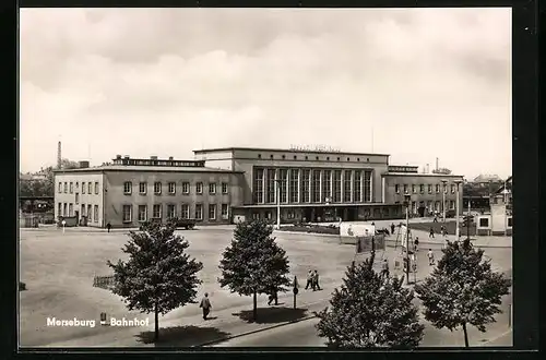 AK Merseburg, Partie am Bahnhof