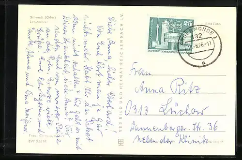 AK Schwedt /Oder, Leninallee