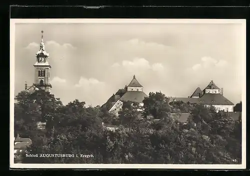 AK Augustusburg i. Erzgeb., Schloss im Grünen