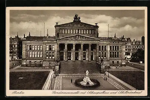 AK Berlin, Königl. Schauspielhaus auf dem Gendarmenmarkt