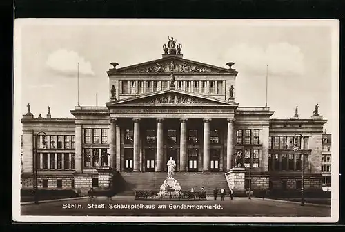 AK Berlin, Königl. Schauspielhaus am Gendarmenmarkt