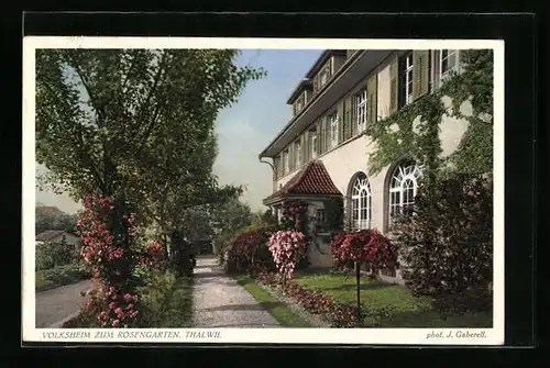 AK Thalwil, Volksheim zum Rosengarten