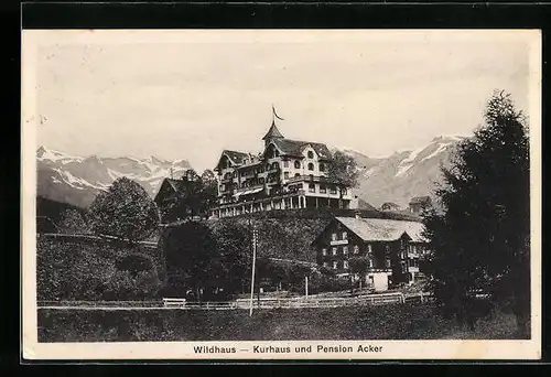 AK Wildhaus, Kurhaus und Pension Acker