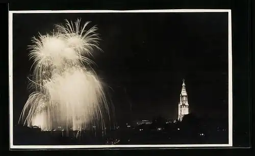 AK Bern, Feuerwerk im Jahr 1930