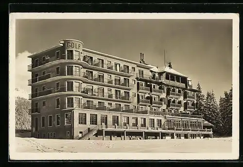 AK Crans, Hotel du Golf et des Sports im Schnee