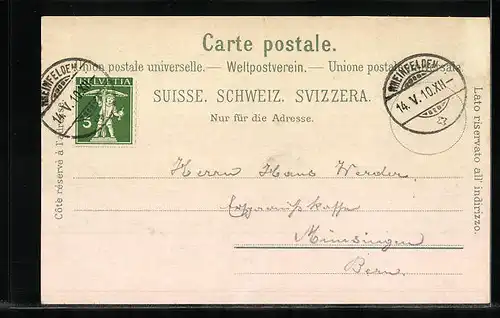 AK Rheinfelden, Totalansicht, Salinenstrasse