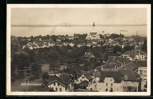 AK Romanshorn, Teilansicht mit Kirche