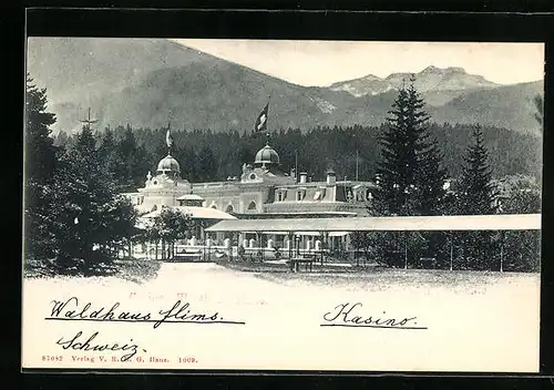 AK Flims, Gebäudeansicht