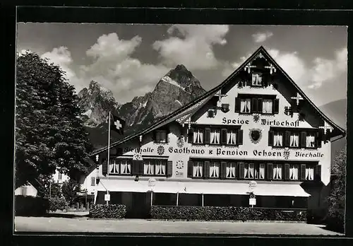 AK Brunnen am Vierwaldstättersee, Hotel Pension Ochsen