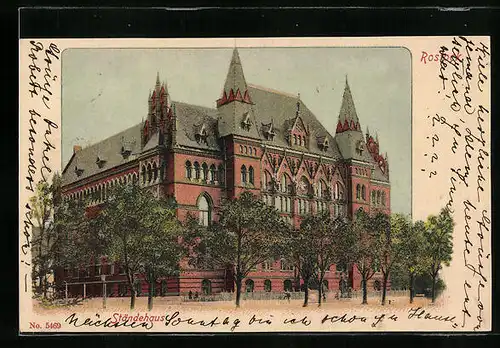 AK Rostock, Blick auf das Ständehaus