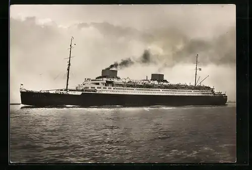 AK Turbinenschnelldampfer Europa des Nordd. Lloyds in voller Fahrt