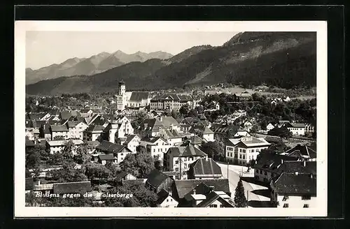 AK Bludenz, Teilansicht gegen die Walserberge