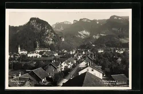 AK Hohenems, Teilansicht mit Strassenpartie