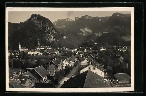 AK Hohenems, Teilansicht mit Strassenpartie