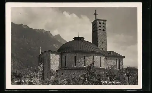 AK Bludenz, Blick auf die Kirche