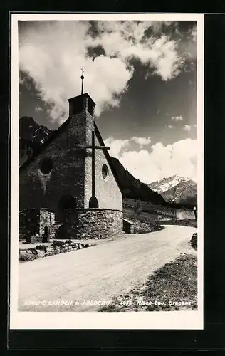 AK Langen a. Arlberg, Ansicht der Kirche