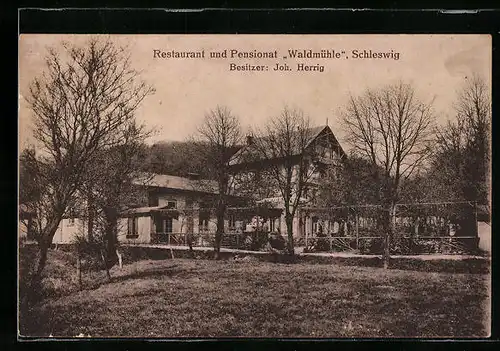 AK Schleswig, Restaurant und Pensionat Waldmühle