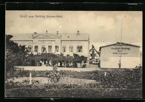 AK Gelting, Gasthof Wilhelm Larsen