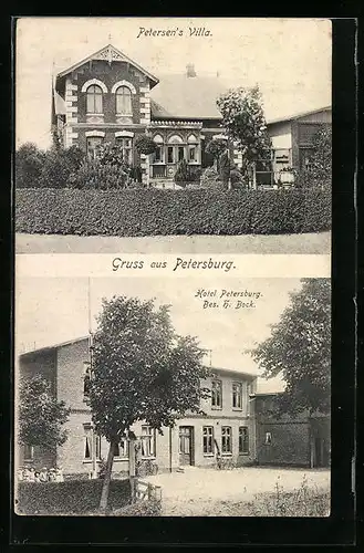 AK Petersburg, Petersens Villa und Hotel Petersburg